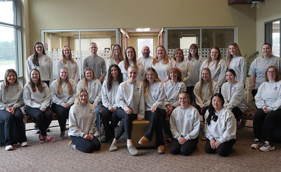 Mid-State’s spring 2024 Nursing graduates in the days leading up to their May 11 graduation and May 14 pinning ceremony on the College’s Wisconsin Rapids Campus.