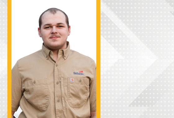 Kaden Stanczyk, Mid-State Technical College Precision Machining Technician student selected to attend the WorldSkills USA competition in Lyon, France.