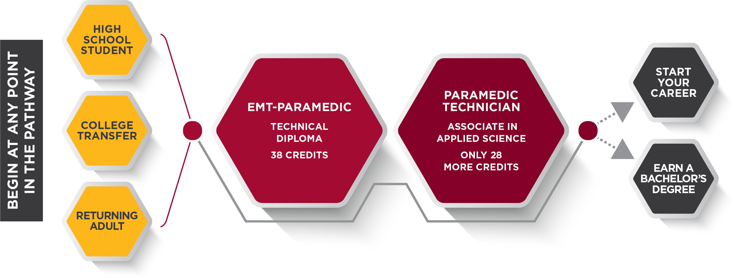 EMT-Paramedic Pathway Graphic