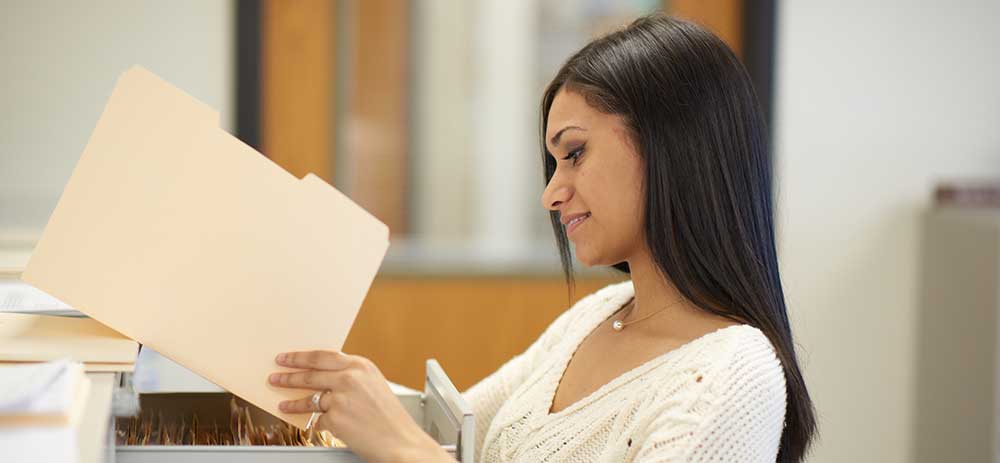 Student filing forms