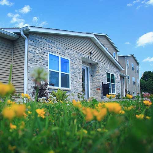 Outside of The Villas at Marshfield