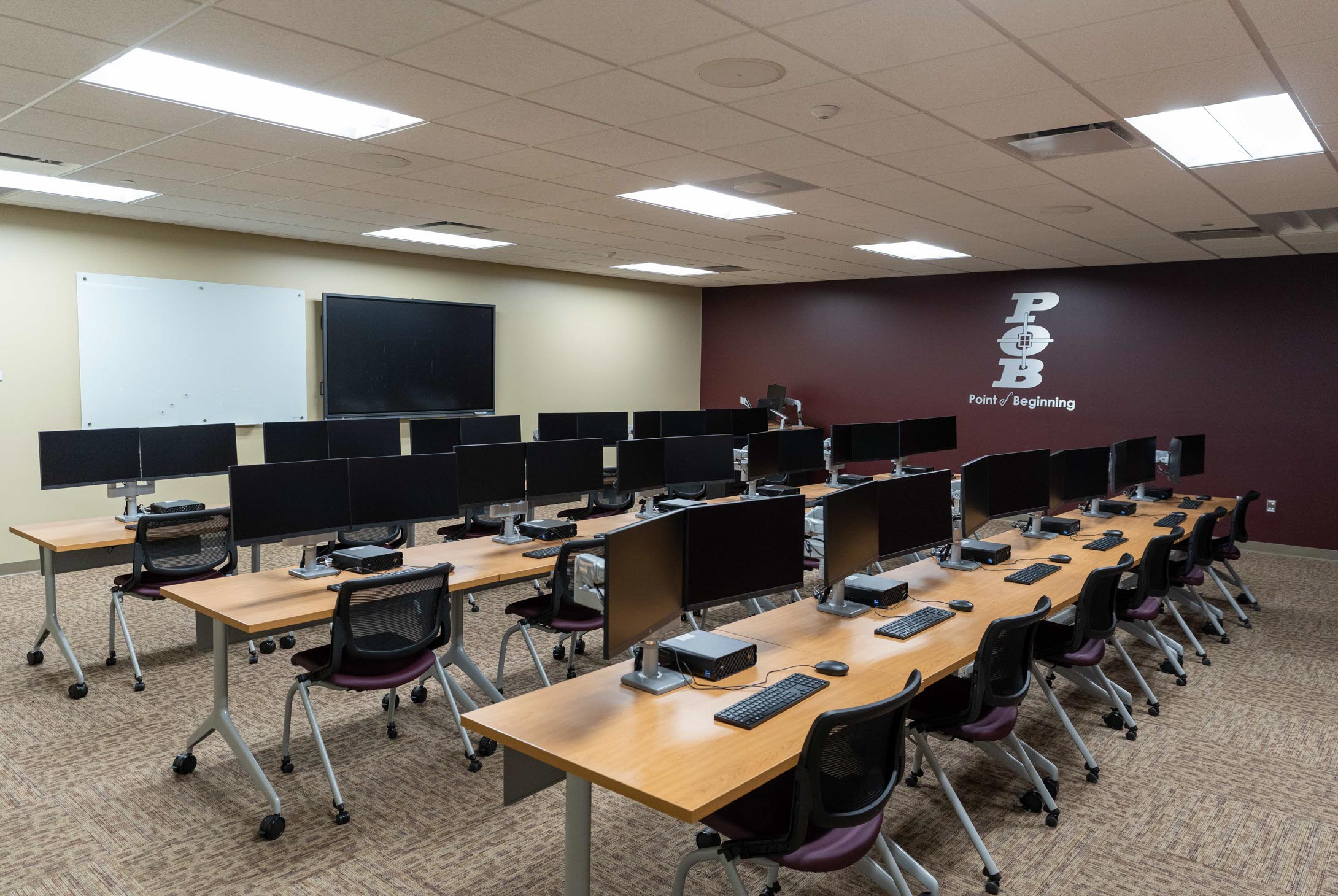 AMETA Center Room 119 Continuing Education Computer Lab.