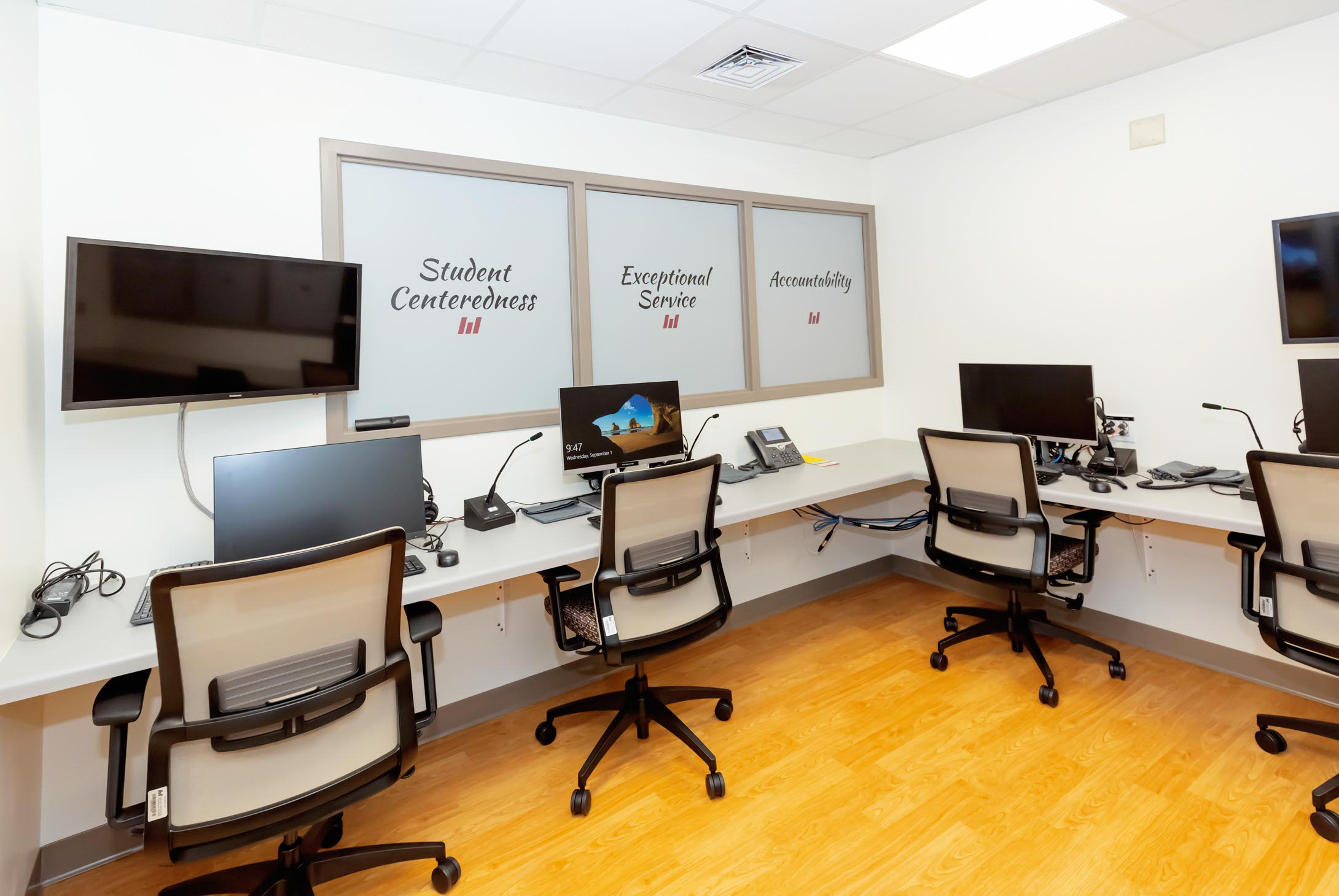 Healthcare Simulation Center Administrative Area.
