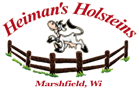 Heiman's Holsteins logo.