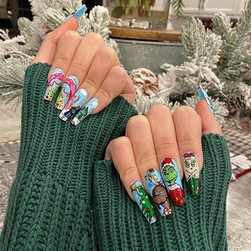 Nails designed by Aleigh Weight
