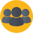 icon of 3 people standing by eachother