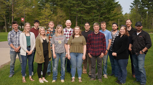 Recent completers of Mid-State Technical College’s core paramedic classes at the recognition ceremony on the Wisconsin Rapids Campus. 