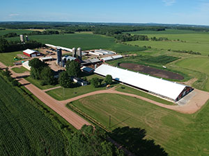 Ariel photo of Stueber Farms