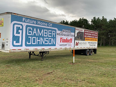 Sunrise Pointe Revitalization Project recipients: Gamber-Johnson and Mid-State Technical College.