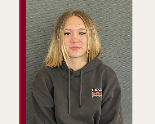Adelia Scapardine, Marshfield Alternative High School student and winner of Mid-State’s $5,000 Big Decision Scholarship.