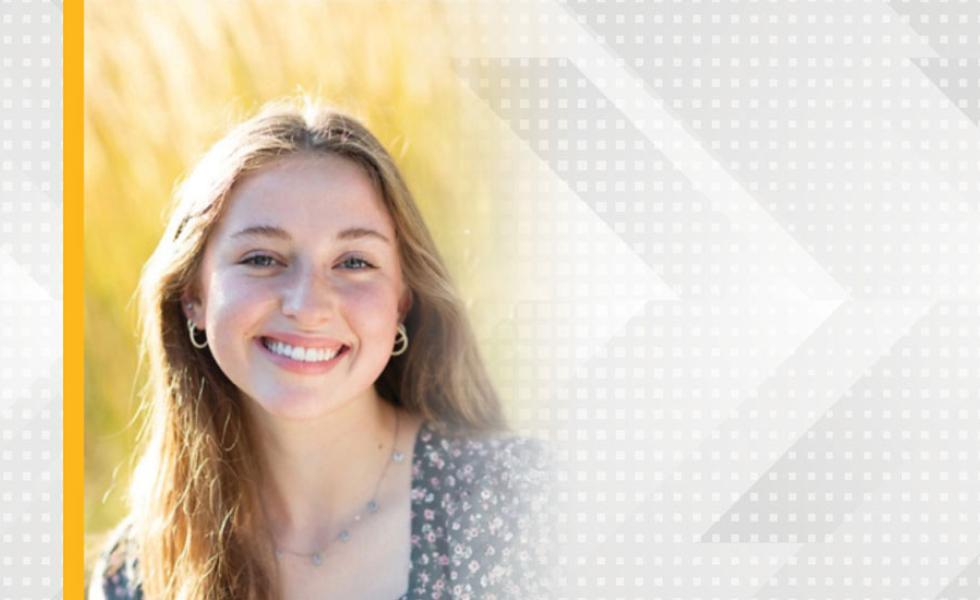 Claire Pearce, Marshfield High School student and winner of Mid-State’s $5,000 Big Decision Scholarship.