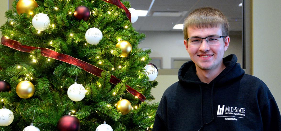 Agribusiness and Science Technology student Matthew Tyler, Granton, graduated from Mid-State Technical College on Dec. 15