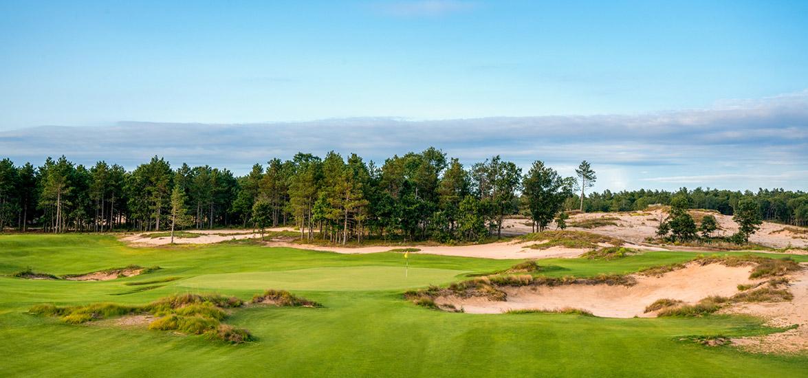 The 17-hole Sandbox course at Sand Valley Golf Resort in Nekoosa, Wisconsin