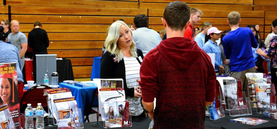 Attendees at the 2019 Wisconsin Education Fair, held on the Wisconsin Rapids campus of Mid-State Technical College. This year’s fair is set for Tuesday, Sept. 28.