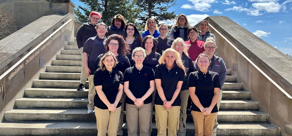 Mid-State’s Criminal Justice-Corrections & Community Advocacy program students on a field trip to the Wood County Jail, where they experienced firsthand what it’s like to be a correctional officer. A new transfer agreement enhances access for students in the associate degree program to transfer into UW-Stevens Point’s Sociology program to complete a bachelor’s degree. 