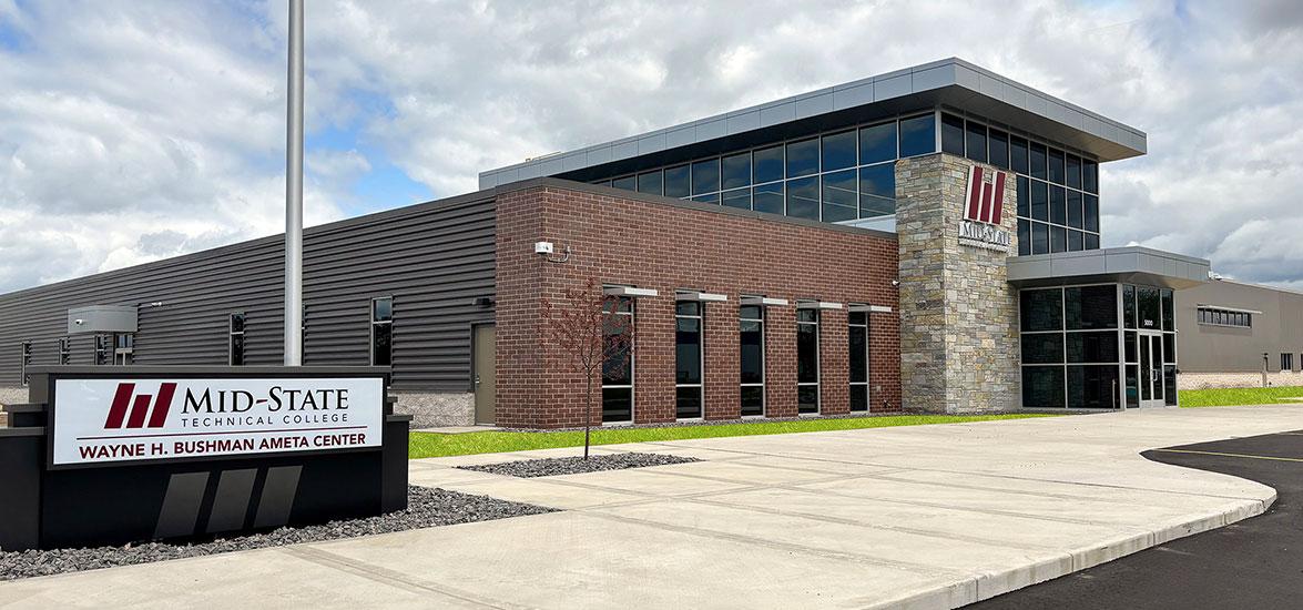 The Advanced Manufacturing, Engineering Technology, and Apprenticeship (AMETA™) Center of Mid-State Technical College.