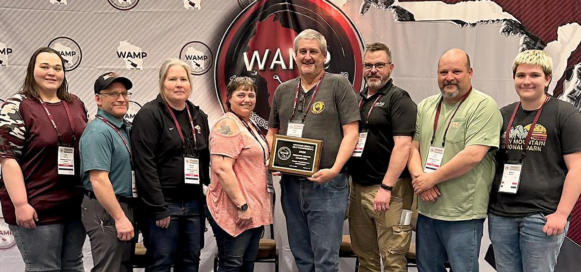 Mid-State Technical College’s Advanced Meat Cutting and Butchery students, recipients of the Reserved Grand Champion award at the 2026 Wisconsin Specialty Meat Championship
