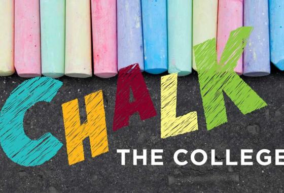 Mid-State Technical College ‘Chalk the College’ event image. The event will be held on Saturday, July 19, from 8 a.m. to 4 p.m. on the Stevens Point Downtown Campus.