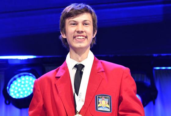Austin Young, Mid-State Technical College Precision Machining Technician student, earned a gold medal in CNC Programming at the 2026 SkillsUSA® National Leadership & Skills Conference.